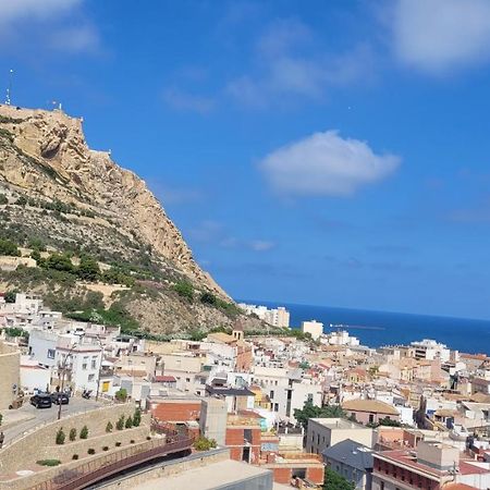 Corazon De Alicante Con Vistas Al Mar Y Al Castillo Exteriör bild