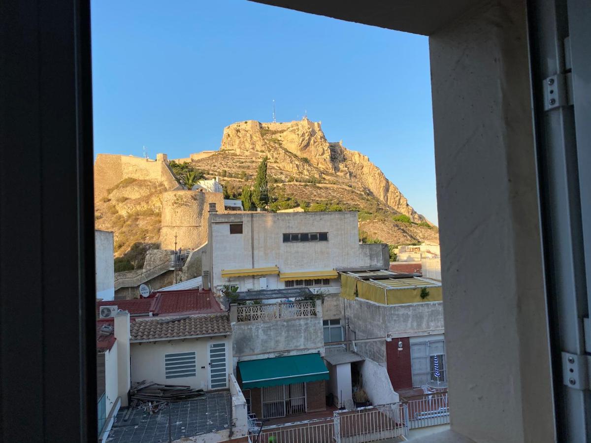Corazon De Alicante Con Vistas Al Mar Y Al Castillo Exteriör bild